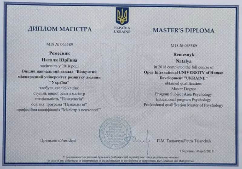 Сертифікат 4