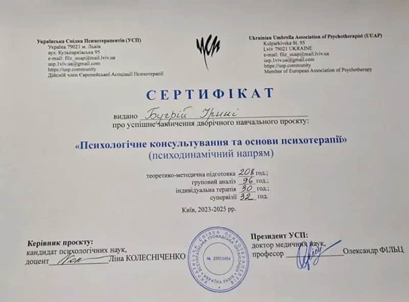 Сертифікат 4